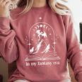 In My Fantasy Era ShirtSmutty Book Dragon In My Fantasy Era Comfort Colors Sweatshirt Orchid