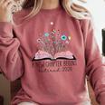 Floral Book A New Chapter Begins Retired 2026 Retirement Comfort Colors Sweatshirt Orchid