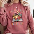 Floral Book Officially Retired 2025 A New Chapter Begins Comfort Colors Sweatshirt Orchid