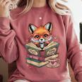 Fox Read Books Be Kind Stay Weird Reader Cute Nerd Bookworm Comfort Colors Sweatshirt Orchid Fox Read Books Be Kind Stay Weird Reader Cute Nerd Bookworm Comfort Colors Sweatshirt Orchid