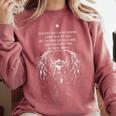 Frankenstein Quote Mary Shelley's Book For Men And Women Comfort Colors Sweatshirt Orchid