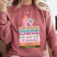 With Freedom Flowers Books And The Moon Comfort Colors Sweatshirt Orchid