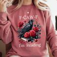 Fuck Off Im Reading Smut Books Dark Romance Book Crow F Cawf Comfort Colors Sweatshirt Orchid Fuck Off Im Reading Smut Books Dark Romance Book Crow F Cawf Comfort Colors Sweatshirt Orchid