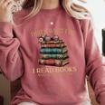 Geek That's What I Do I Read Books Bookworm Book Lover Nerd Comfort Colors Sweatshirt Orchid