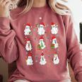 Ghosts Wearing Santa Hats Reading Books Christmas Book Lover Comfort Colors Sweatshirt Orchid Ghosts Wearing Santa Hats Reading Books Christmas Book Lover Comfort Colors Sweatshirt Orchid
