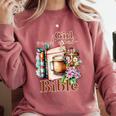 Girl Read Your Bible Christian Faith Jesus Book Comfort Colors Sweatshirt Orchid Girl Read Your Bible Christian Faith Jesus Book Comfort Colors Sweatshirt Orchid