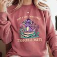 Girls Loves Dragon Books Fantasy Girls Kids Toddler Women Comfort Colors Sweatshirt Orchid Girls Loves Dragon Books Fantasy Girls Kids Toddler Women Comfort Colors Sweatshirt Orchid