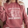 Good Girls Read Bad Books Reader Dark Romance Comfort Colors Sweatshirt Orchid Good Girls Read Bad Books Reader Dark Romance Comfort Colors Sweatshirt Orchid