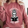 Good Girls Read Bad Books Skeleton Comfort Colors Sweatshirt Orchid Good Girls Read Bad Books Skeleton Comfort Colors Sweatshirt Orchid
