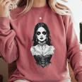 Gothic Goth Girl Woman Movie Book Art Comfort Colors Sweatshirt Orchid