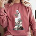 Gothic Librarian Halloween Books Tee For Teachers Comfort Colors Sweatshirt Orchid Gothic Librarian Halloween Books Tee For Teachers Comfort Colors Sweatshirt Orchid