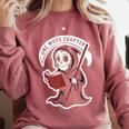 Grim Reaper Bookworm Cute Book Reading Halloween Comfort Colors Sweatshirt Orchid Grim Reaper Bookworm Cute Book Reading Halloween Comfort Colors Sweatshirt Orchid