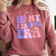 Groovy In My Reading Era Book Lovers Book Reader Comfort Colors Sweatshirt Orchid Groovy In My Reading Era Book Lovers Book Reader Comfort Colors Sweatshirt Orchid