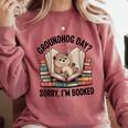Groundhog Day Librarian Book Lover Reader Library Comfort Colors Sweatshirt Orchid Groundhog Day Librarian Book Lover Reader Library Comfort Colors Sweatshirt Orchid