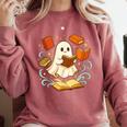 Halloween Cute Ghost Shirt Reading Books Ghost Comfort Colors Sweatshirt Orchid Halloween Cute Ghost Shirt Reading Books Ghost Comfort Colors Sweatshirt Orchid