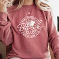 What Happens At Book Club Stays At Book Club Comfort Colors Sweatshirt Orchid