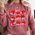 Heart Reading Books Valentine Teacher Boys Girls Book Lover Comfort Colors Sweatshirt Orchid Heart Reading Books Valentine Teacher Boys Girls Book Lover Comfort Colors Sweatshirt Orchid