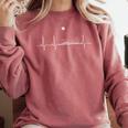 Heartbeat Book Reader Reading Lover Comfort Colors Sweatshirt Orchid Heartbeat Book Reader Reading Lover Comfort Colors Sweatshirt Orchid