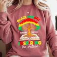 Honoring Past Inspiring Future History Month Book Tree Comfort Colors Sweatshirt Orchid