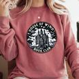 House Of Wind Book Club Fantasy Comfort Colors Sweatshirt Orchid House Of Wind Book Club Fantasy Comfort Colors Sweatshirt Orchid