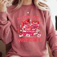 HUGvyn All Booked For Valentines Teacher Book Reading Heart Comfort Colors Sweatshirt Orchid HUGvyn All Booked For Valentines Teacher Book Reading Heart Comfort Colors Sweatshirt Orchid