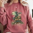 I'm Not A Bookworm I'm A Book Dragon Comfort Colors Sweatshirt Orchid I'm Not A Bookworm I'm A Book Dragon Comfort Colors Sweatshirt Orchid