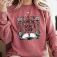 I'm Writing Someone’s Future Favorite Book How Cool Is That Comfort Colors Sweatshirt Orchid