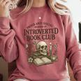 Introverted Book Club Member Anti Social Reader Comfort Colors Sweatshirt Orchid Introverted Book Club Member Anti Social Reader Comfort Colors Sweatshirt Orchid