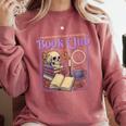 Introverted Romance Unapologetically Anti-Social Book Club Comfort Colors Sweatshirt Orchid Introverted Romance Unapologetically Anti-Social Book Club Comfort Colors Sweatshirt Orchid
