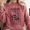 Introverted BUT Willing To Discuss Books Book Lover Comfort Colors Sweatshirt Orchid Introverted BUT Willing To Discuss Books Book Lover Comfort Colors Sweatshirt Orchid