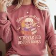 Introverted But Willing To Discuss Books Cozy Aesthetic Comfort Colors Sweatshirt Orchid Introverted But Willing To Discuss Books Cozy Aesthetic Comfort Colors Sweatshirt Orchid