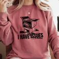 I Have Issues – Comic Book Collector Comfort Colors Sweatshirt Orchid