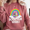 It's Book Fair Week Librarian Library Literacy Reading Comfort Colors Sweatshirt Orchid It's Book Fair Week Librarian Library Literacy Reading Comfort Colors Sweatshirt Orchid