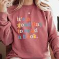 It's A Good Day To Read A Book Books Library Reading Comfort Colors Sweatshirt Orchid It's A Good Day To Read A Book Books Library Reading Comfort Colors Sweatshirt Orchid