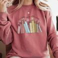It's a Good Day To Read a Book Comfort Colors Sweatshirt Orchid