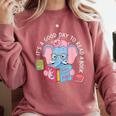Its A Good Day To Read A Book Cute Elephant And Pig Edition Comfort Colors Sweatshirt Orchid Its A Good Day To Read A Book Cute Elephant And Pig Edition Comfort Colors Sweatshirt Orchid