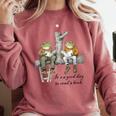 It's A Good Day To Read A Book Frog Toad Comfort Colors Sweatshirt Orchid