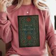 Jane Austen Pride And Prejudice Cover Mr Darcy Book Lovers Comfort Colors Sweatshirt Orchid Jane Austen Pride And Prejudice Cover Mr Darcy Book Lovers Comfort Colors Sweatshirt Orchid