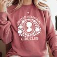 Jane Austen Pride And Prejudice And Mr Darcy Book Lovers Comfort Colors Sweatshirt Orchid