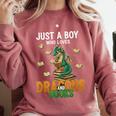 Just a Boy Who Loves Dragons And Books Reading Dragon Comfort Colors Sweatshirt Orchid Just a Boy Who Loves Dragons And Books Reading Dragon Comfort Colors Sweatshirt Orchid