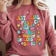 Just A Girl Who Loves Dragons And Books Reading Bookworm Comfort Colors Sweatshirt Orchid Just A Girl Who Loves Dragons And Books Reading Bookworm Comfort Colors Sweatshirt Orchid