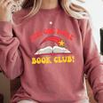 Just One More Book Club Bookish Hippie Comfort Colors Sweatshirt Orchid Just One More Book Club Bookish Hippie Comfort Colors Sweatshirt Orchid