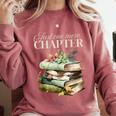 Just One More Chapter Book Lover Comfort Colors Sweatshirt Orchid Just One More Chapter Book Lover Comfort Colors Sweatshirt Orchid