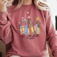 Just One More Chapter Book Lovers For Women Comfort Colors Sweatshirt Orchid Just One More Chapter Book Lovers For Women Comfort Colors Sweatshirt Orchid