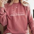 Just One More Chapter Reading Love Booktok Books Library Comfort Colors Sweatshirt Orchid Just One More Chapter Reading Love Booktok Books Library Comfort Colors Sweatshirt Orchid