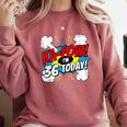 Ka-Pow 36 Years Old Comic Book 36th Birthday Super Hero Comfort Colors Sweatshirt Orchid Ka-Pow 36 Years Old Comic Book 36th Birthday Super Hero Comfort Colors Sweatshirt Orchid