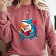 Kawaii Shark Reads Book Reading Library Book Bookworm Comfort Colors Sweatshirt Orchid Kawaii Shark Reads Book Reading Library Book Bookworm Comfort Colors Sweatshirt Orchid
