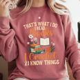 Knitting Crocheting Reading Books Yarn For Knitter Crochet Comfort Colors Sweatshirt Orchid Knitting Crocheting Reading Books Yarn For Knitter Crochet Comfort Colors Sweatshirt Orchid
