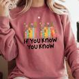 If You Know You Know 6 7 Reading Books Merry Christmas Comfort Colors Sweatshirt Orchid If You Know You Know 6 7 Reading Books Merry Christmas Comfort Colors Sweatshirt Orchid