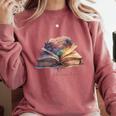 Let The Adventures Begin Book Lovers Magical Whimsical Art Comfort Colors Sweatshirt Orchid Let The Adventures Begin Book Lovers Magical Whimsical Art Comfort Colors Sweatshirt Orchid